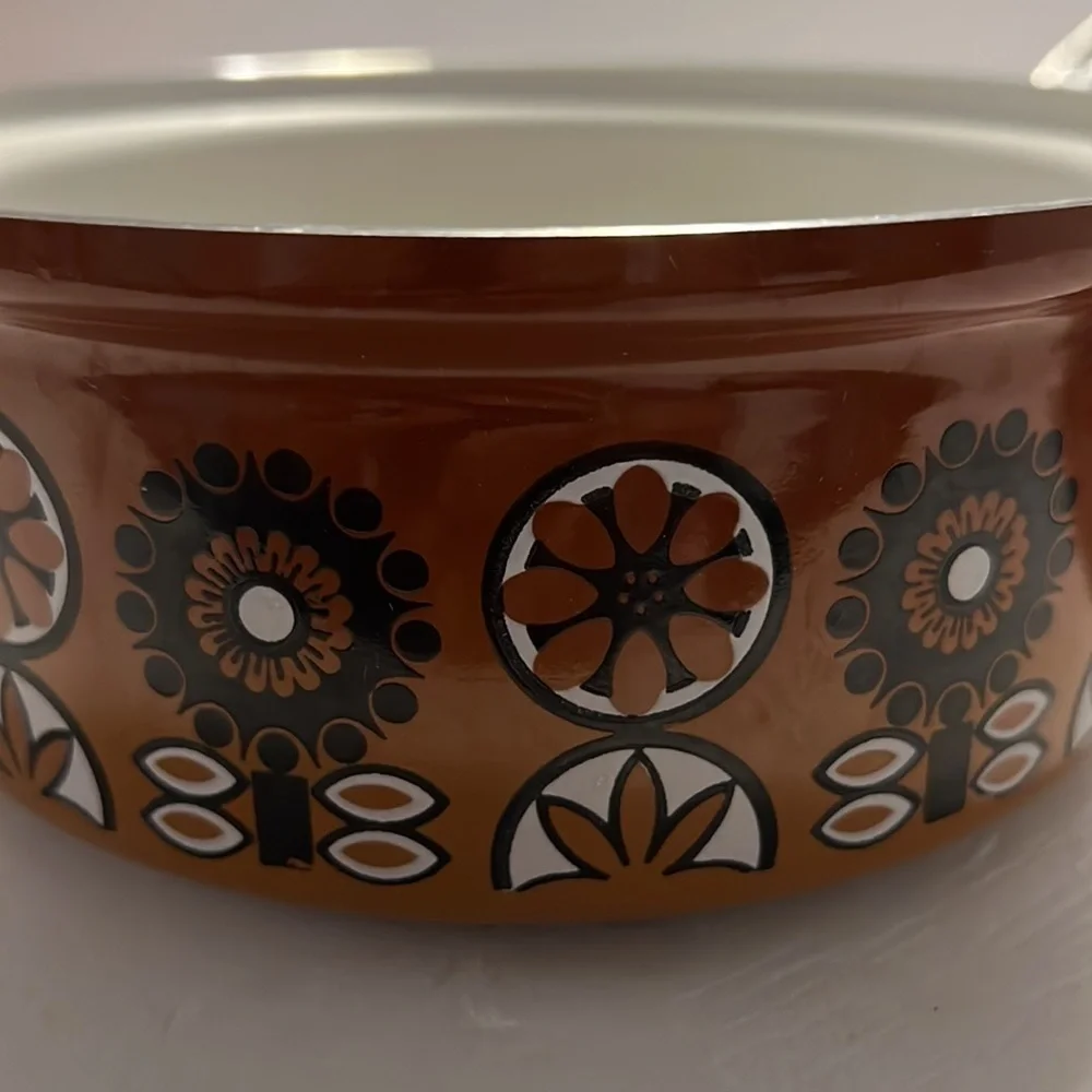 Ekco Eterna Country Garden Teflon Covered Sauce Pan NOS in box